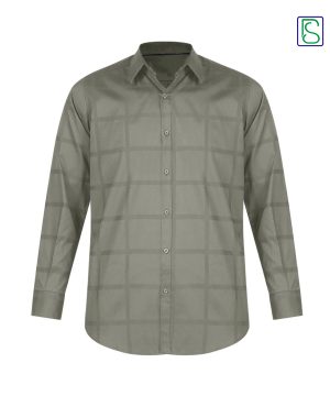 پیراهن آستین بلند مردانه مدل چهارخانه 3-9032